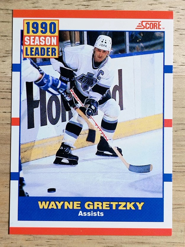1990-91 Score Canadian #352 Wayne Gretzky LL