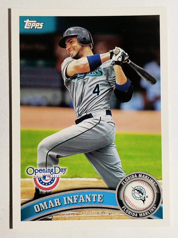 2011 Topps Opening Day #44 Omar Infante