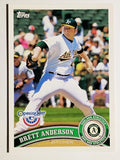 2011 Topps Opening Day #66 Brett Anderson