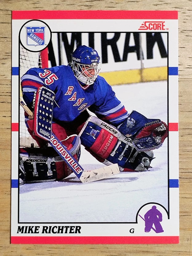1990-91 Score Canadian #74 Mike Richter RC