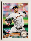 2011 Topps Opening Day #108 Jonathan Sanchez