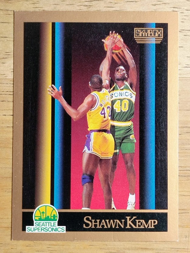 1990-91 SkyBox #268 Shawn Kemp RC
