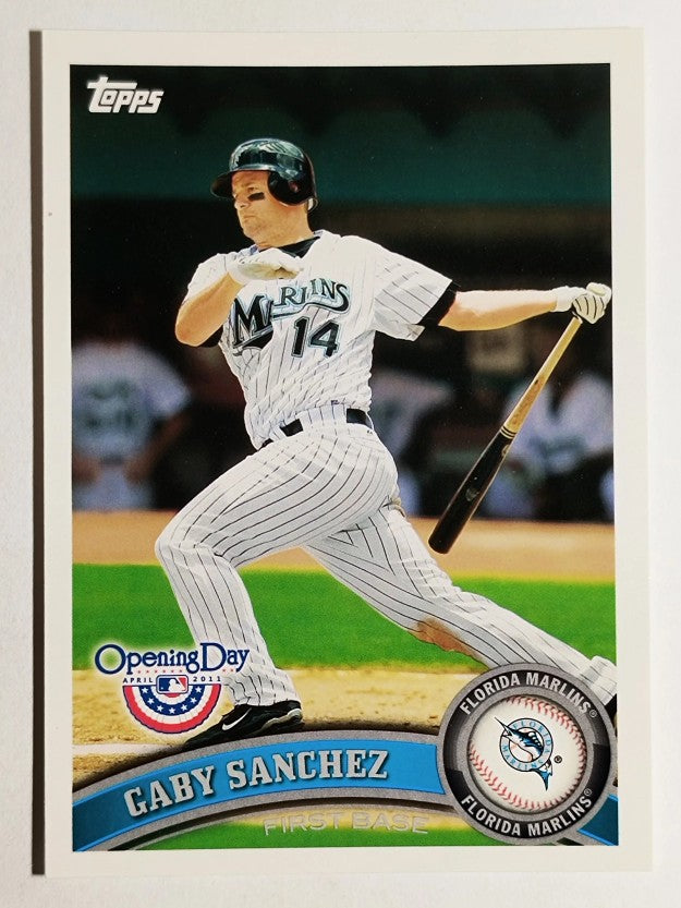 2011 Topps Opening Day #136 Gaby Sanchez
