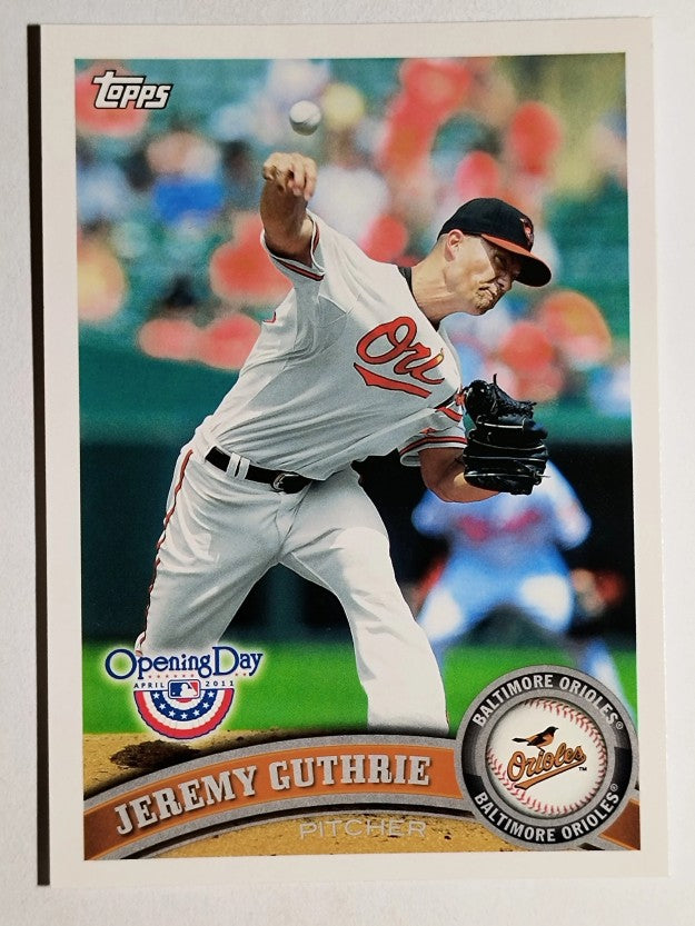 2011 Topps Opening Day #143 Jeremy Guthrie