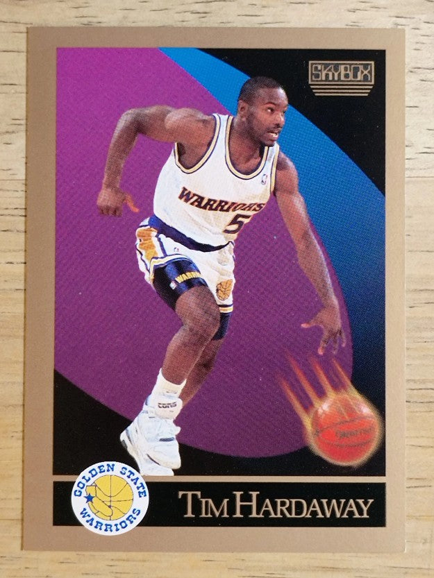 1990-91 SkyBox #95 Tim Hardaway RC