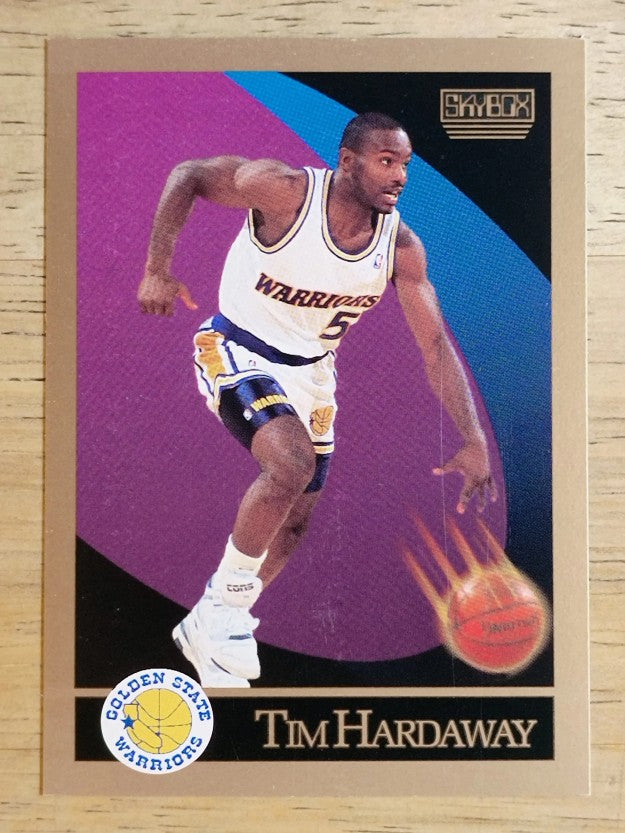 1990-91 SkyBox #95 Tim Hardaway RC