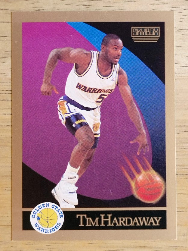 1990-91 SkyBox #95 Tim Hardaway RC