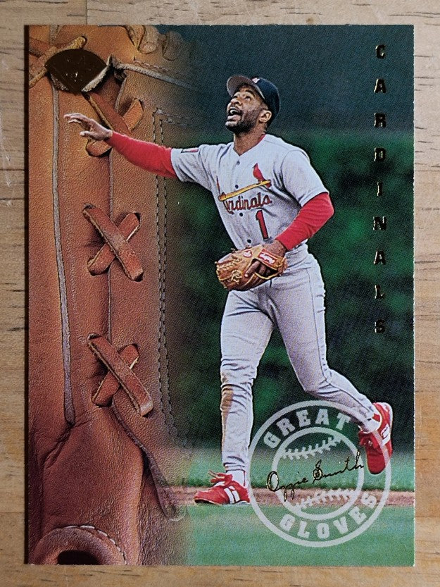 1995 Leaf Great Gloves #13 Ozzie Smith
