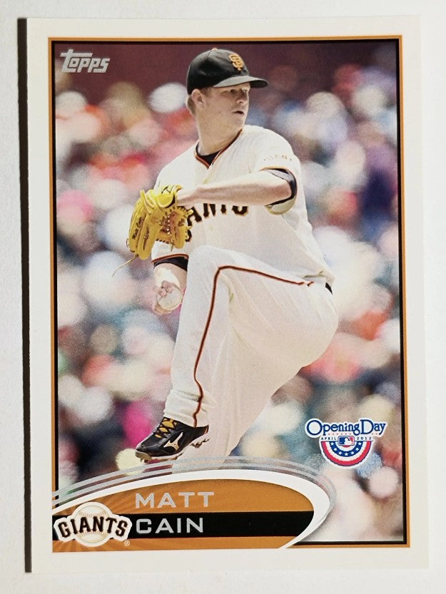 2012 Topps Opening Day #125 Matt Cain