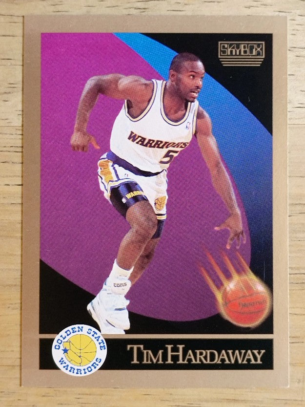 1990-91 SkyBox #95 Tim Hardaway RC