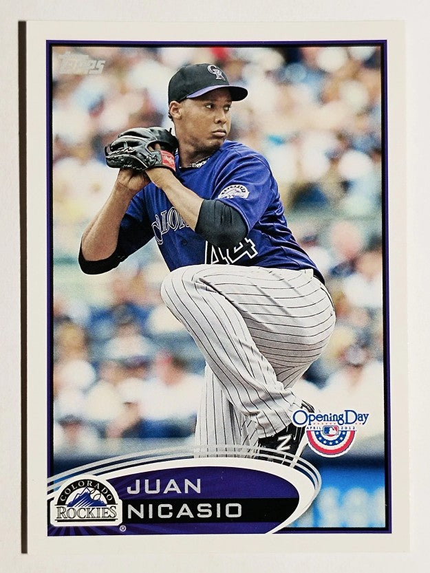 2012 Topps Opening Day #155 Juan Nicasio