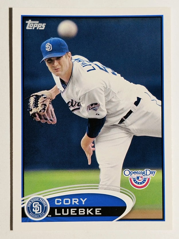 2012 Topps Opening Day #204 Cory Luebke