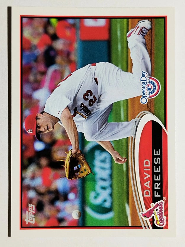 2012 Topps Opening Day #206 David Freese