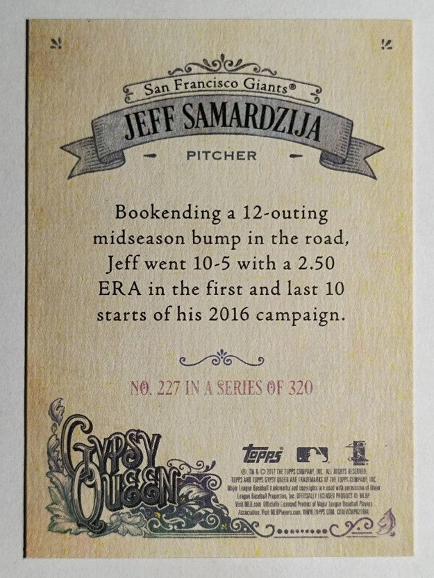 2017 Topps Gypsy Queen #227 Jeff Samardzija