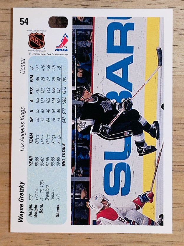 1990-91 Upper Deck #54 Wayne Gretzky