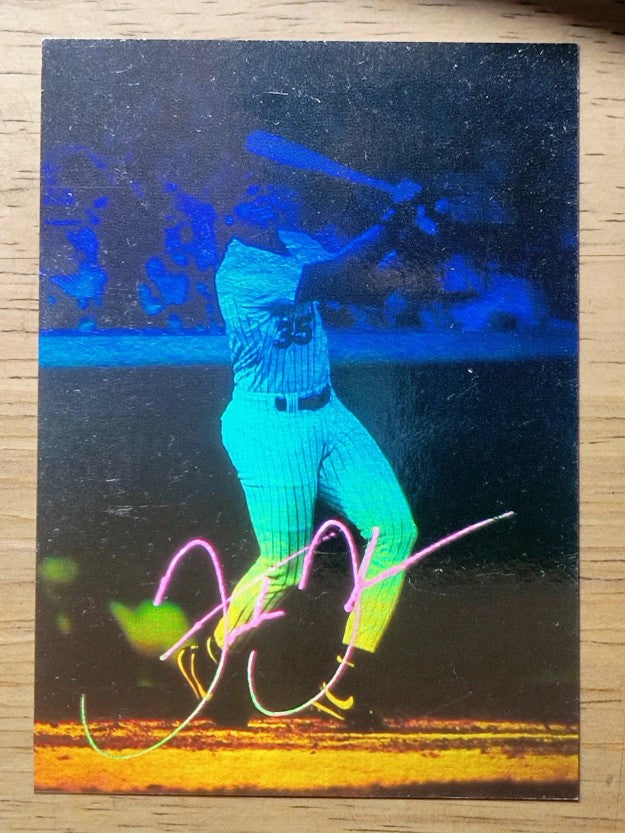 1991 Arena Holograms #3A Frank Thomas Silver