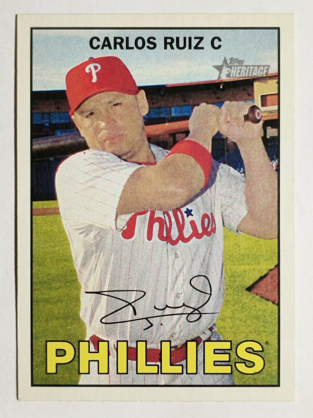 2016 Topps Heritage #138 Carlos Ruiz