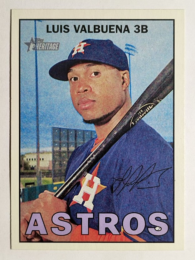 2016 Topps Heritage #201 Luis Valbuena