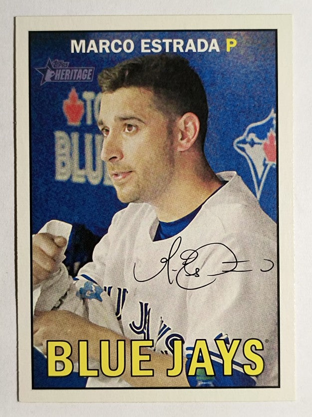 2016 Topps Heritage #245 Marco Estrada