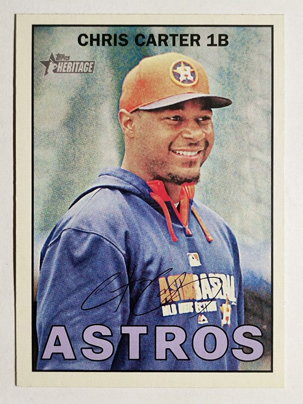 2016 Topps Heritage #308 Chris Carter