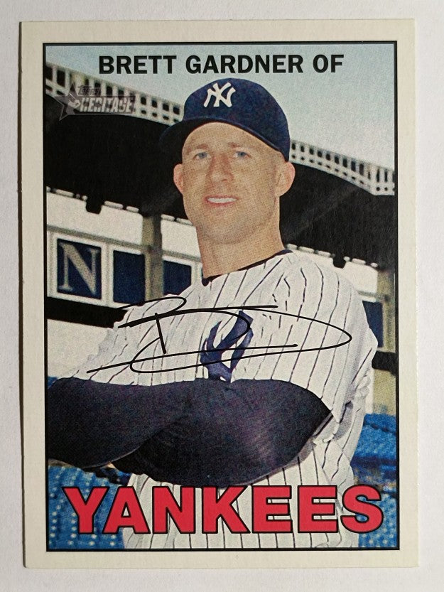 2016 Topps Heritage #382 Brett Gardner