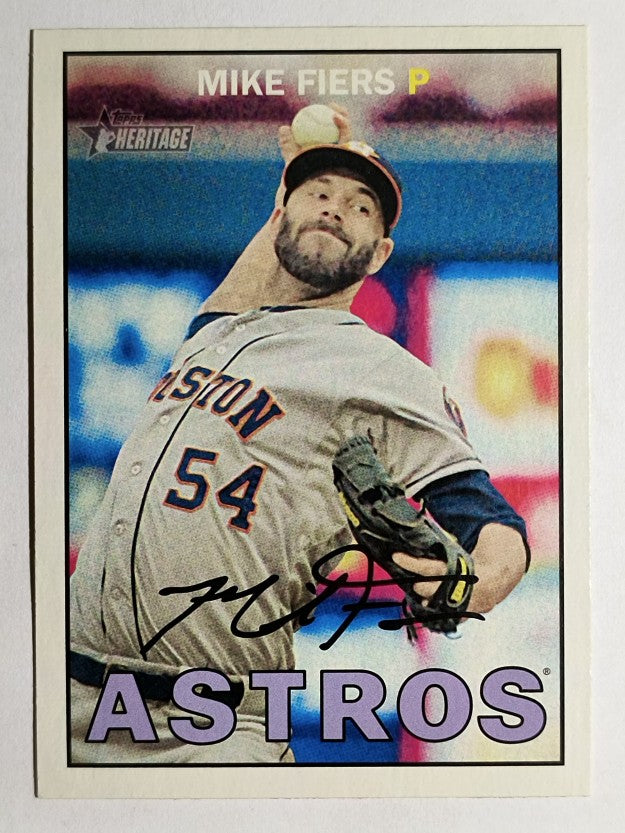 2016 Topps Heritage #391 Mike Fiers