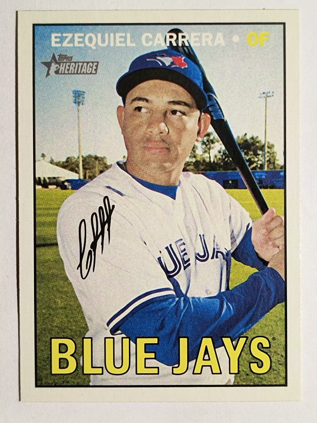 2016 Topps Heritage #530 Ezequiel Carrera