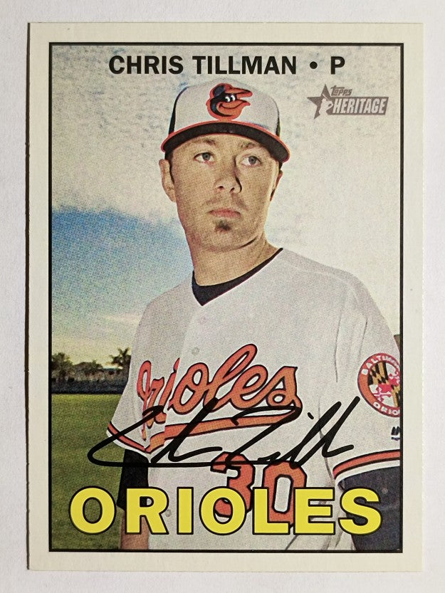 2016 Topps Heritage #557 Chris Tillman