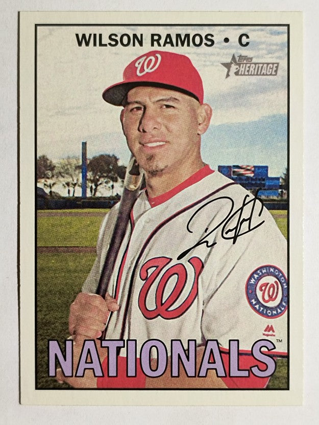 2016 Topps Heritage #567 Wilson Ramos