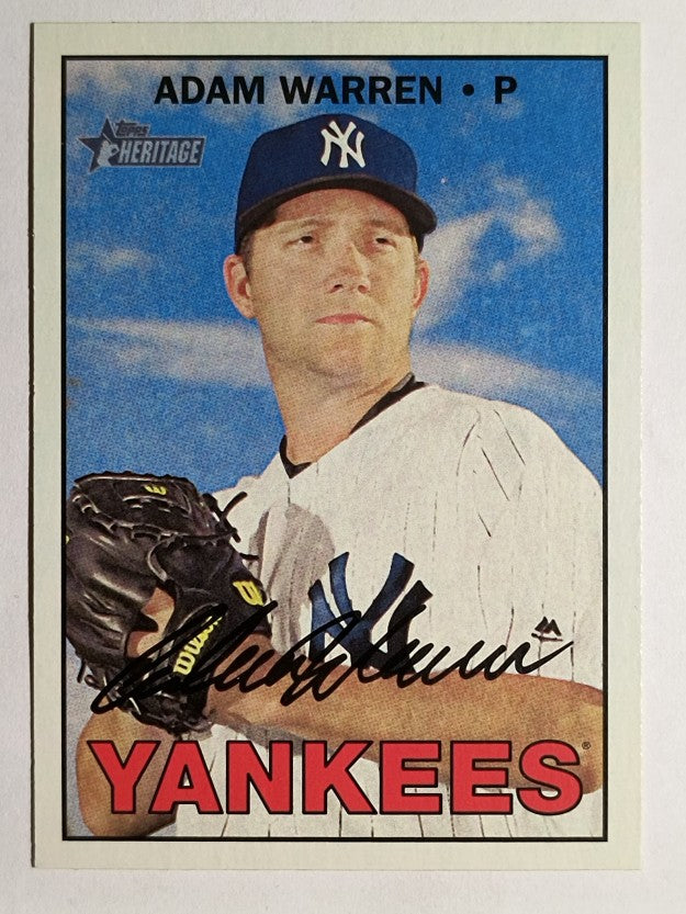 2016 Topps Heritage #596 Adam Warren