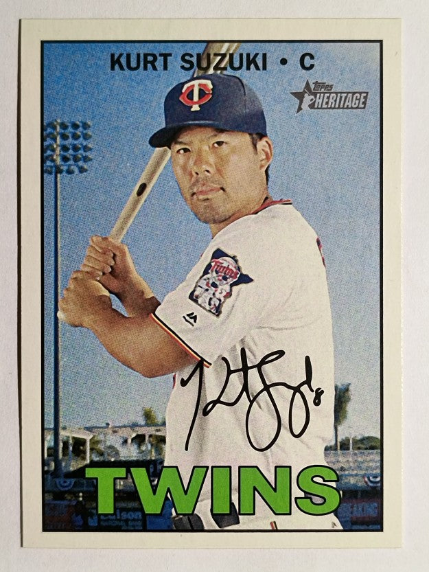 2016 Topps Heritage #627 Kurt Suzuki
