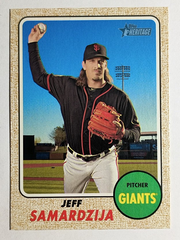 2017 Topps Heritage #121 Jeff Samardzija