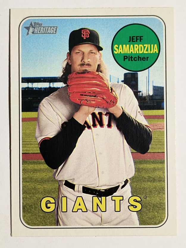 2018 Topps Heritage #197 Jeff Samardzija