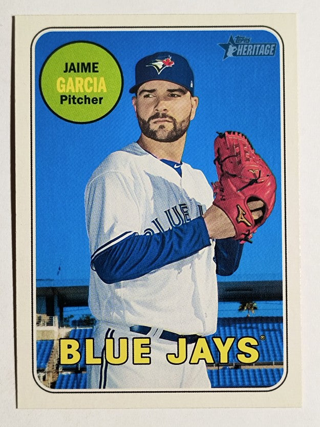 2018 Topps Heritage #513 Jaime Garcia