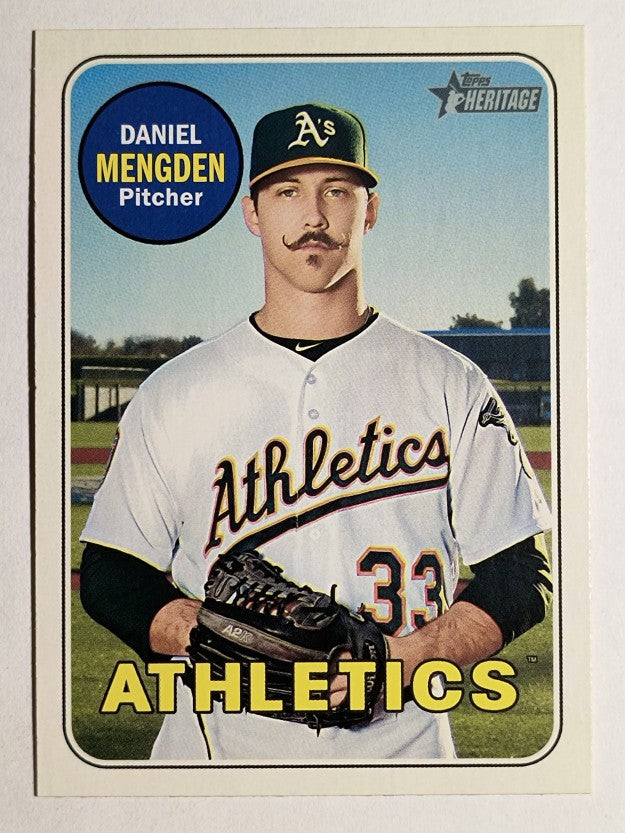2018 Topps Heritage #525 Daniel Mengden