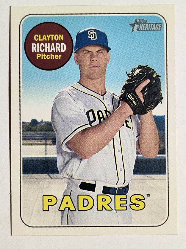 2018 Topps Heritage #547 Clayton Richard