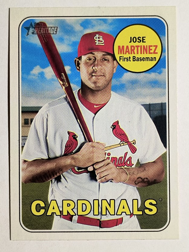 2018 Topps Heritage #549 Jose Martinez
