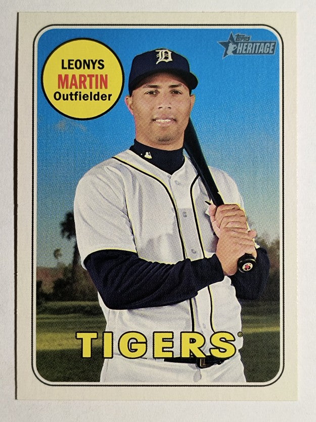 2018 Topps Heritage #550 Leonys Martin