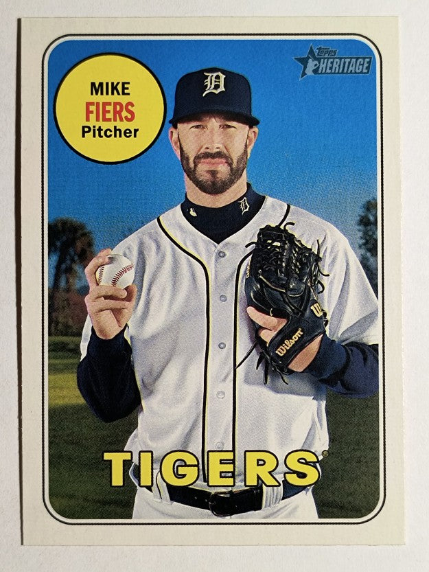 2018 Topps Heritage #556 Mike Fiers