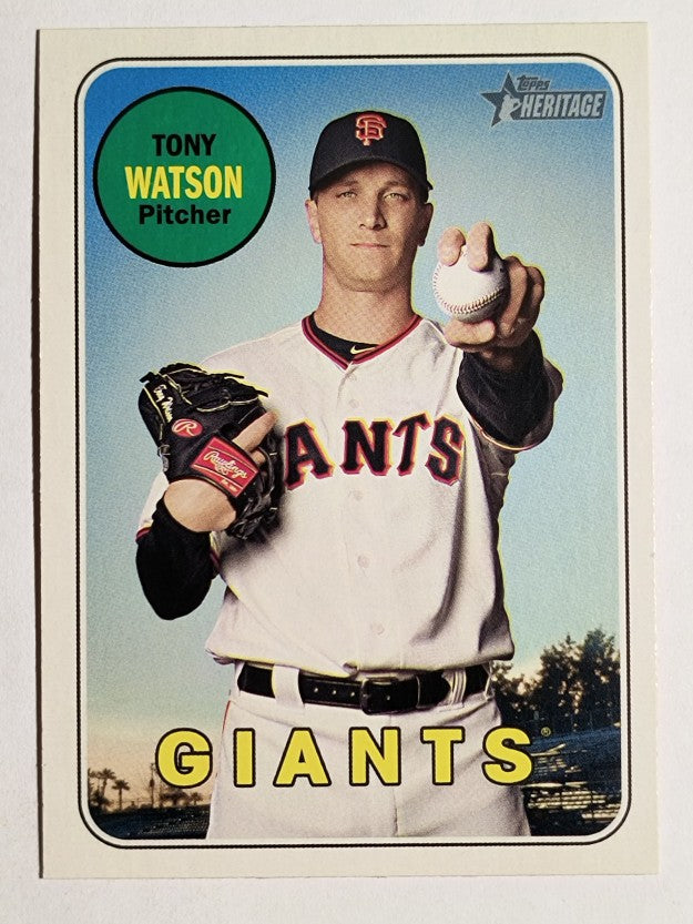 2018 Topps Heritage #599 Tony Watson