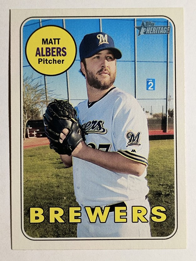 2018 Topps Heritage #601 Matt Albers