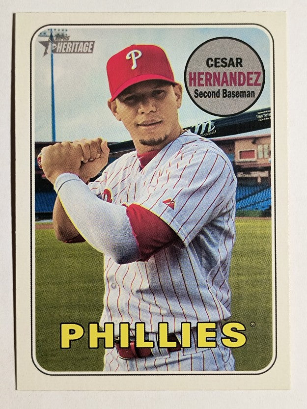 2018 Topps Heritage #602 Cesar Hernandez
