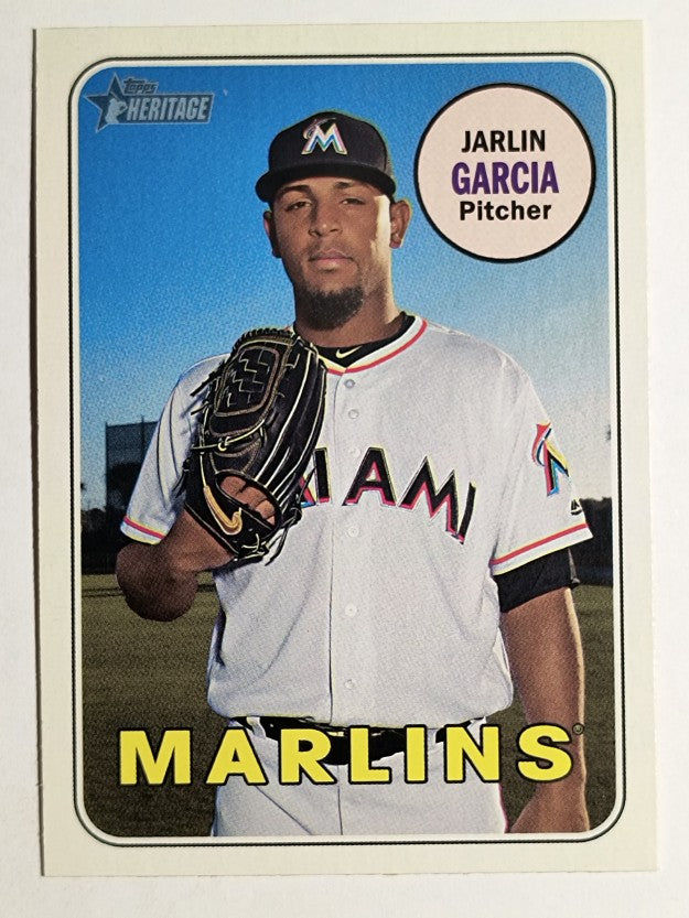 2018 Topps Heritage #608 Jarlin Garcia
