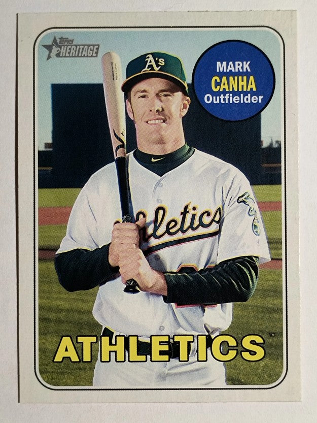 2018 Topps Heritage #623 Mark Canha