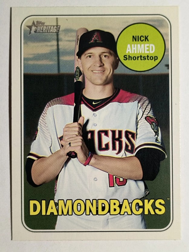 2018 Topps Heritage #624 Nick Ahmed