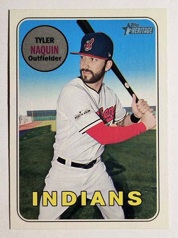 2018 Topps Heritage #630 Tyler Naquin