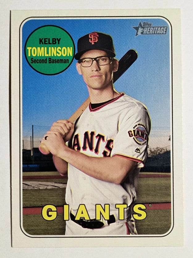 2018 Topps Heritage #681 Kelby Tomlinson