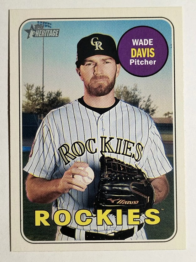 2018 Topps Heritage #689 Wade Davis
