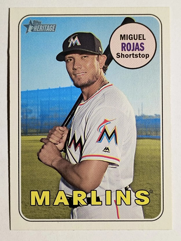 2018 Topps Heritage #699 Miguel Rojas