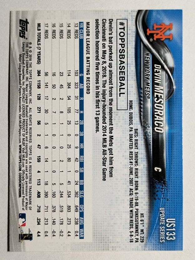 2018 Topps Update #US133 Devin Mesoraco